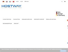 Tablet Screenshot of hostway.de