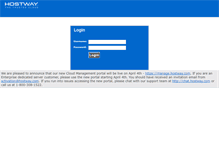 Tablet Screenshot of enterprise.hostway.com
